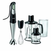 Braun MQ 745 Aperitive 7 Stabmixer (750 Watt, 0,6 Liter, Multiquick) schwarz - 1