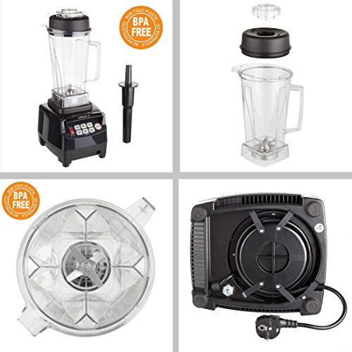 Ultratec Professioneller Standmixer (2,0 Liter, 1500 Watt, 6